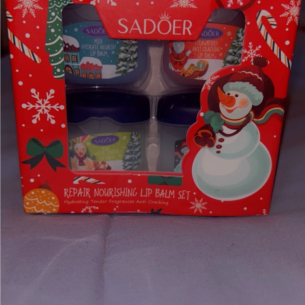 Sadoer Lip Balm Set with Festive Packaging